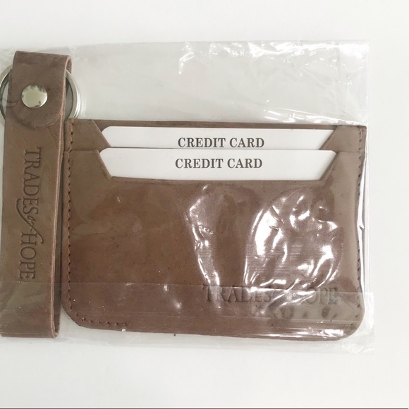 handmade in India-Key & Credit Card Leather Holder - Picture 4 of 5